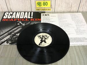 3-▲LP SCANDAL スキャンダル SCAFULL KING PXLP-018 傷有り ロック WITHOUT YOU? JUMBO MAX YOU WANNA DO IRISH FARM BREAK THE RECORD