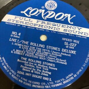 1▼ 2LP 国内盤 ライヴローリングストーンズデラックス ローリングストーンズ 帯なし ライナーあり SL226 2枚組 THE ROLLING STONESの画像7