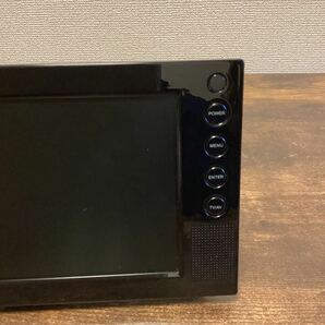 K1245）【通電確認のみ】RAPHAIE ポータブルテレビ 7型 ワンセグ 液晶テレビ RL7V-11SG 2012年製 車用 中古品の画像4