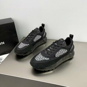 BALMAIN バルマン メンズ　スニーカー　厚底　スポーツ　レザー　スエード　39-44＃　サイズ選択可能　ファッション　