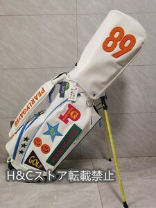 新品 9インチ GOLF ゴルフバッグ キャディバッグ スタンド型