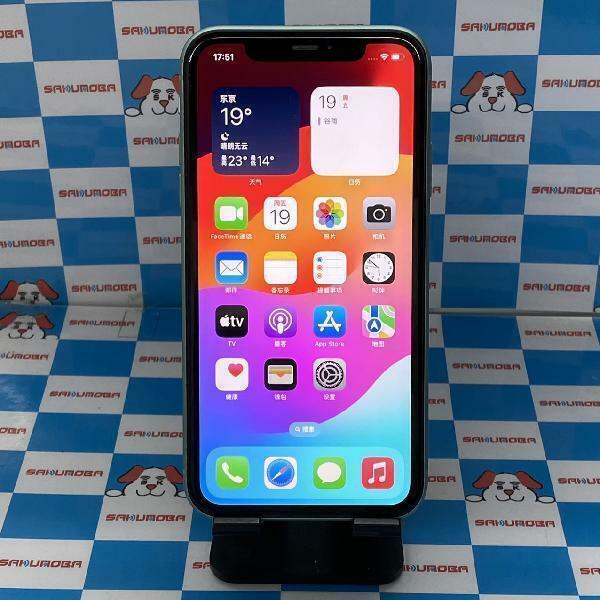 iPhone11 64GB au版SIMフリー バッテリー88% 極美品[132813]