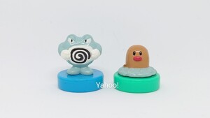 当時物 ポケットモンスターキャラクタースタンプ ニョロボン ディグダ フィギュア ポケモン Pokmon Nintendo 任天堂 Poliwrath Diglett