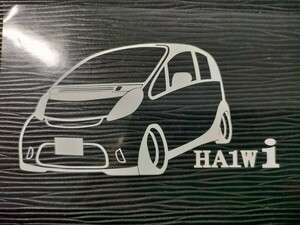 i 車体ステッカーHA1W 三菱 車高短仕様 エアロ