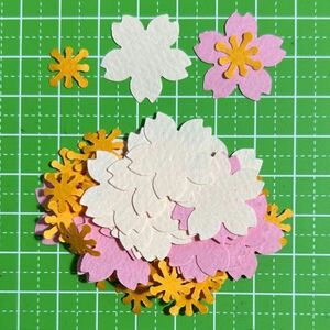 （3214C）桜の花のパーツC【各形20枚】★クラフトパンチ