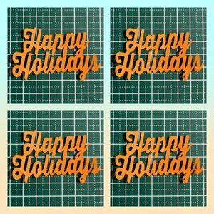 （496C）happy holidays★カット