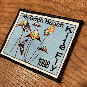 【USA vintage】ワッペン McGrath Beach Kite Fly カリフォルニア 凧揚げ 1998年 イベント アメリカ ビンテージ パッチの画像3