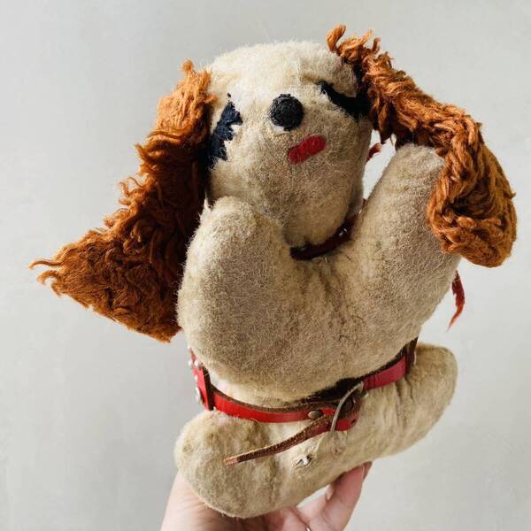 【USA vintage】dog stuffed toy 犬 ぬいぐるみ ビンテージドール