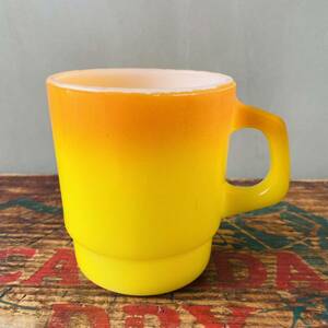 【1960s USA vintage】Fire-King mug ファイヤーキング グラデーション スタッキングマグ