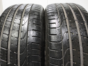 即決◆245/45R19 2本セット ピレリ Pゼロ RFT ランフラット 中古タイヤ