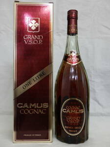 【未開栓・古酒】CAMUS カミュ グランド VSOP 1000ml 40％　コニャック ブランデー