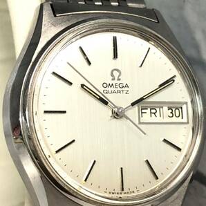 稼動品 OMEGA オメガ ジュネーブ クォーツ ステンレススチール Ref 196.0065 Cal 1310 ヴィンテージ 電子式 アナログ 中古 現状品 の画像3