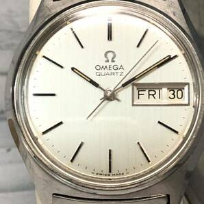 稼動品 OMEGA オメガ ジュネーブ クォーツ ステンレススチール Ref 196.0065 Cal 1310 ヴィンテージ 電子式 アナログ 中古 現状品 の画像1