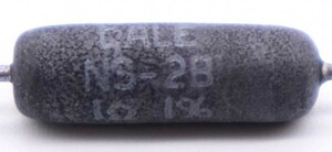 NS-2B 1Ω 1% 2本 新品 Vishay Dale 無誘導巻線抵抗