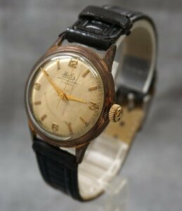 1 jpy ~ [ men's wristwatch ]HAFIS ANTIVIBRATION 17 stone hand winding Vintage wristwatch 