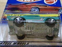 【日本語カード：新品/未開封】HOT WHEELS ホットウィール 1957年 シェビー ベルエア / Chevy Bel Air [ターコイズ/ファイヤーパターン]_画像7