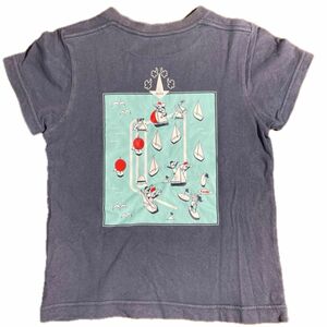 ヘリーハンセン キッズ KIDS 半袖Tシャツ 120 子ども 紺色 ネイビー ヨット Tシャツ ロゴ ネイビー 紺色