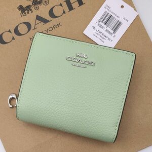 新品　COACH　折り財布　スナップウォレット　