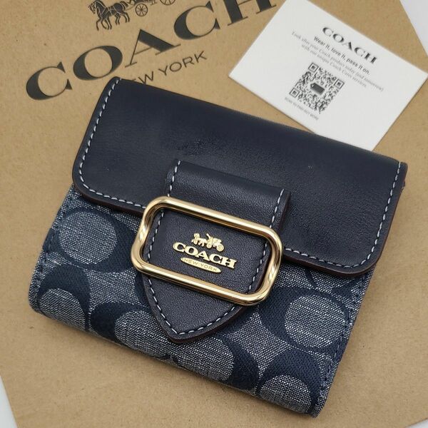 新作　COACH　折り財布　人気デザイン