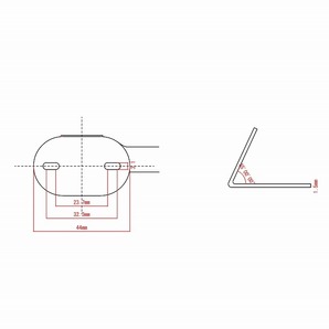 バイク ドラレコ マウント 汎用 カメラ ステー 左上 原付 防犯 煽り運転 デイトナ プロト plot リア 後方 ドライブレコーダー スマホ の画像7