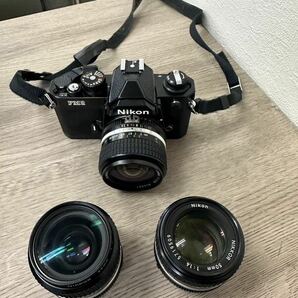 Nikon ニコン FM2 フィルムカメラ レンズ2個セット美品の画像5