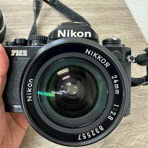 Nikon ニコン FM2 フィルムカメラ レンズ2個セット美品の画像4