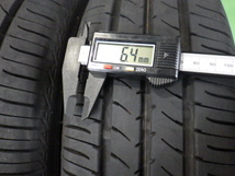 TOYO NANOENERGY3 155/65R13 73S タイヤ2本 22年 6.4mm 【管理番号 9168 RB5-801】中古【小物】_画像8