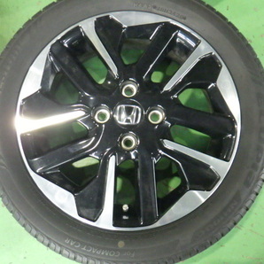 ホンダ N-WNG JH1 タイヤホイール4本 15インチ 4.5J +45 4H PCD100 165/55R15 【管理番号 0173 RB5-501】中古【大型商品】の画像4