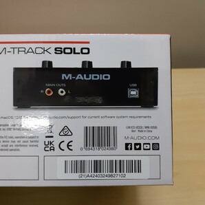 M-AUDIO M-TRACK SOLO オーディオインターフェース 未開封 未使用品の画像7