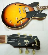 ★Epiphone Japan★ES-335 VS セミアコ 日本製 寺田楽器製造 2011年製 HC付 エピフォン★_画像3