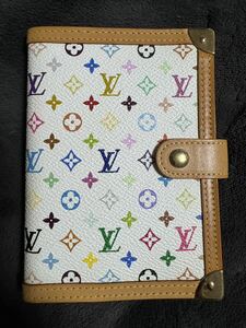 手帳カバー ルイヴィトン マルチカラー LOUIS VUITTON 