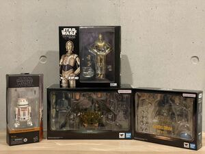 新品フィギュアーツ S.H.Figuarts スター・ウォーズ ボバフェット マンダロリアン&グローグー R5D4 C3POセット ブラックシリーズ