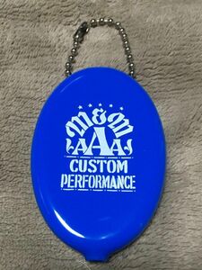 新品、未使用　極美品　m&m custom performance コインケース　限定ブルー