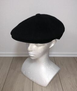美品 KANGOL SMU Wool Galaxy K3240SM L カンゴール ウール ギャラクシー ハンチングキャップ ベレー帽 ハンチング ブラック 黒 男女兼用