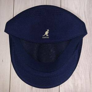 美品 KANGOL Tropic 504 Ventair 0290BC XL カンゴール トロピック ベントエアー ハンチングキャップ ベレー帽 ネイビー 紺 ＸＬ 男女兼用の画像4