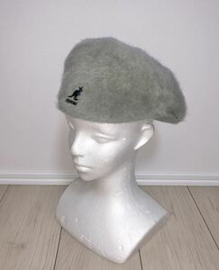 良品 KANGOL Furgora 504 K3016ST L カンゴール ファーゴラ ファー ハンチングキャップ グレー 灰色 ベレー帽 ハンチング Ｌ 男女兼用