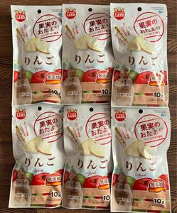 マルカン　果実のおたより　りんご　１０ｇ　無添加　小動物　おやつ　うさぎ　6Pセット