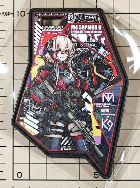 国内未発売 ドールズフロントライン SOP2 大判シリコンラバー ベルクロワッペン ■ ドルフロ 少女前線 sopmod2 WGW パッチ サバゲー