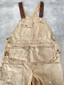 【ヴィンテージ】70s カーハートCarhartt エプロン付きダブルニーオーバーオール　パンツ