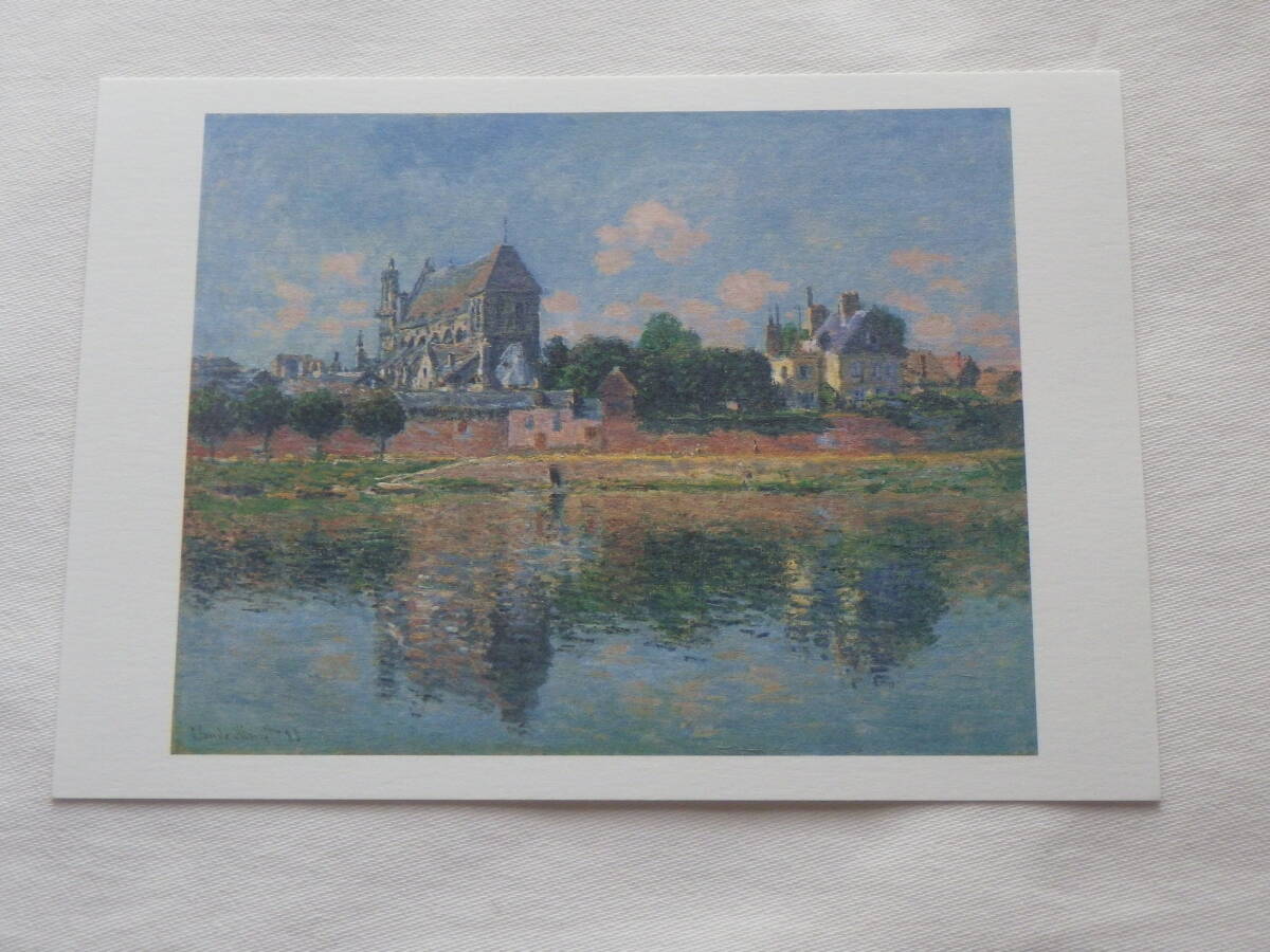 Carte postale d'exposition Monet◆Vue de l'église de Vernon◆Peinture de carte postale de Claude Monet, imprimé, carte postale, Carte postale, autres