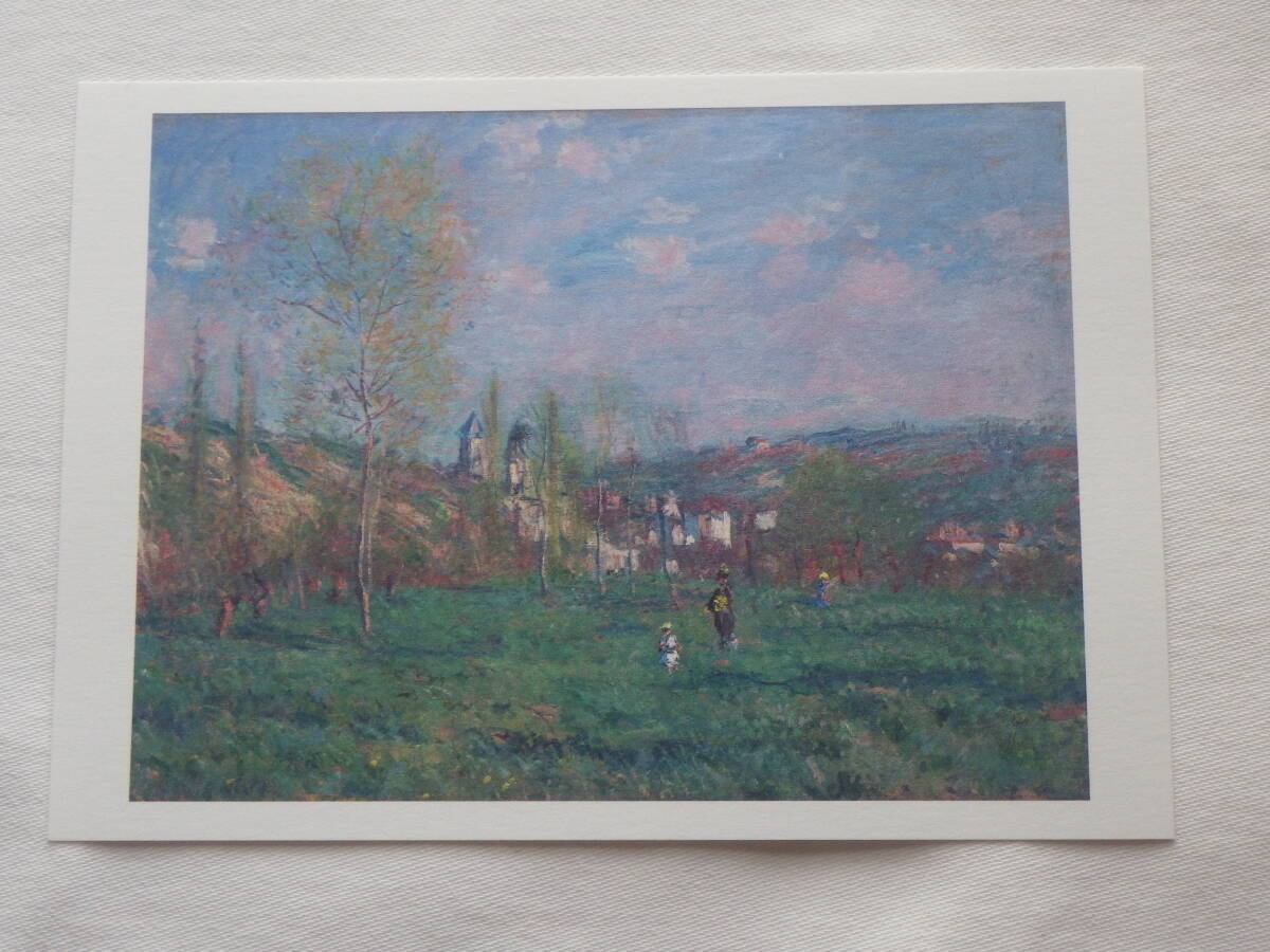 Monet Exhibition Postcard ◆Spring in Vetheuil◆Claude Monet Postcard Painting, printed matter, postcard, Postcard, others