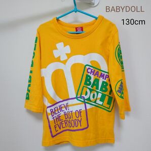 Tシャツ 七分袖 BABYDOLL 130cm 
