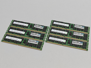 1333MHz 16GB 6枚組 合計 96GB MacPro用メモリー 2009 2010 2012モデル用 240pin DDR3 10600R RDIMM ECC 動作確認済 #0405A
