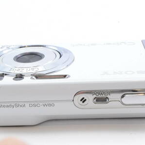 【完動品】SONY DSC-W80 バッテリー・充電器付き ＃P0792404003Yの画像5