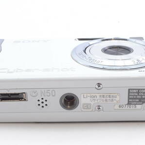 【完動品】SONY DSC-W80 バッテリー・充電器付き ＃P0792404003Yの画像6