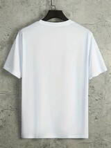 【Tシャツ】新品・未使用　XLサイズ《スマイル》ホワイト　グラフィックT　柔らかい素材 半袖 白_画像2