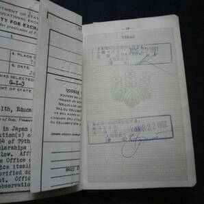 昭和３６年 日本国旅券 パスポート 査証 アメリカ合衆国 出入国記録 史料 の画像7