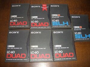 7ps.@ together set secondhand goods SONY Sony L cassette tape DUAD LC-30 LC-60 LC-90 letter pack post service correspondence 