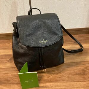 極美品☆ギャランティー付 kate spade ケイトスペード 本革製 リュック