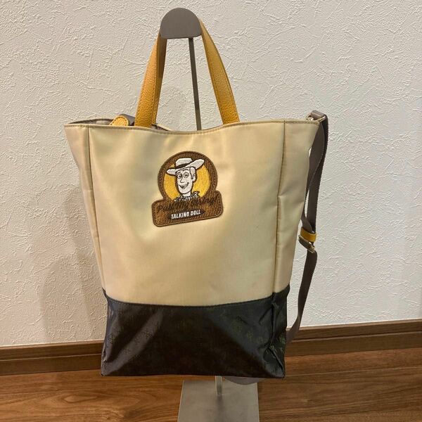 【美品】russet ラシット トイストーリー コラボ 2way トートバッグ